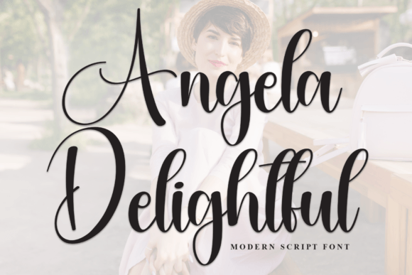 Angela Delightful: A Playful Display Font for Modern Web Design