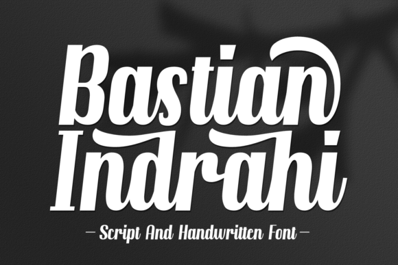 Bastian Indrahi: A Handwritten Script Font for Campaign Designers