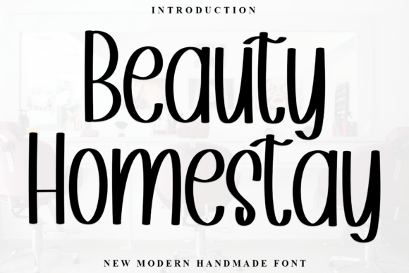 Beauty Homestay Font Review: A Refined Script for Editorial Design