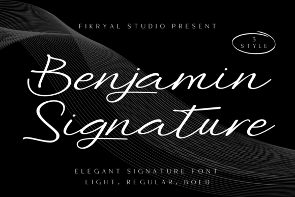Benjamin Signature: A Refined Script Typeface for Digital Layouts