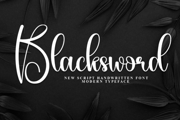 Blacksword: A Script Font Built for Elegant Branding