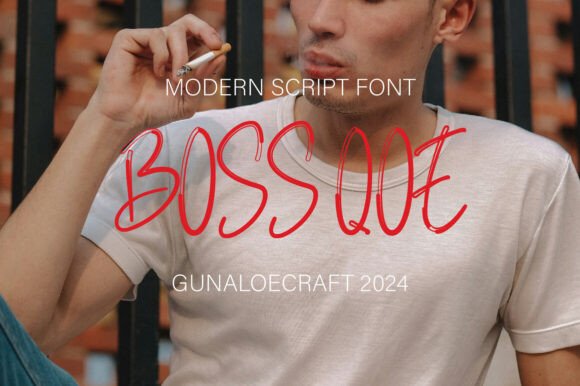 Boss Qoe Script Font for Editorial Design That Engages Readers
