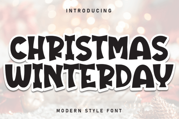 Christmas Winterday: A Script Font That Warms Up Campaign Visuals