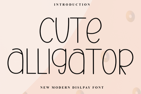 Cute Alligator: A Refined Script Font for Editorial Design