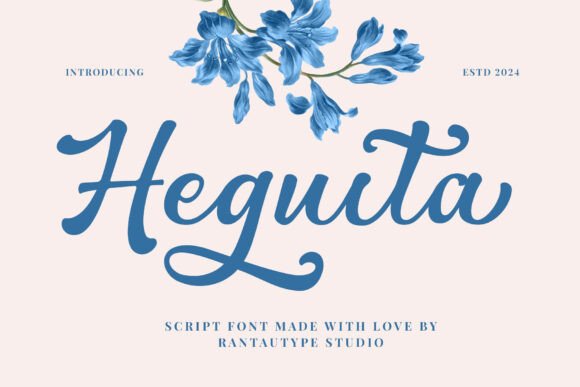 Heguita: A Modern Script Font for Digital Branding