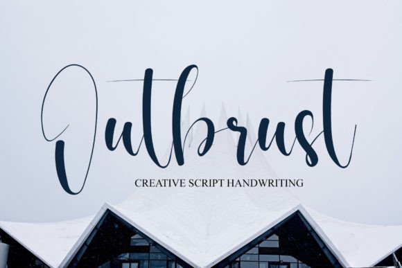 Outbrust: A Handwritten Font That Brings Warmth to Handmade Products