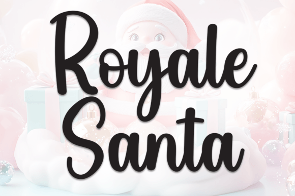 Royale Santa: A Handwritten Font with Editorial Warmth