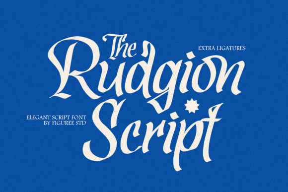 Rudgion: A Bold Script Font for Small Business Branding