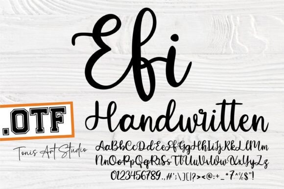 Testing Efi Handwritten for a Real Branding Project