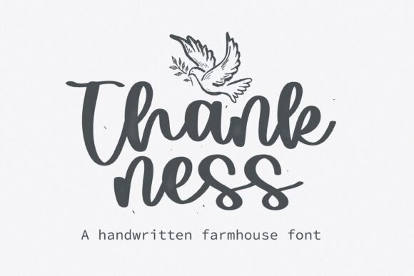 Thankness: A Script Font That Earns Its Place in Real Projects