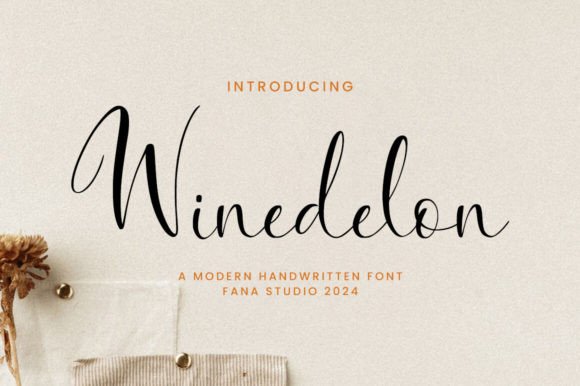 Winedelon: A Script Font That Gives Your Small Business a Polished Look