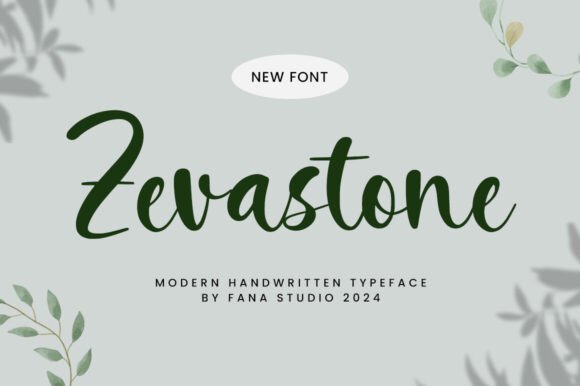 Zevastone: The Perfect Script Font for Handmade Labels & Branding